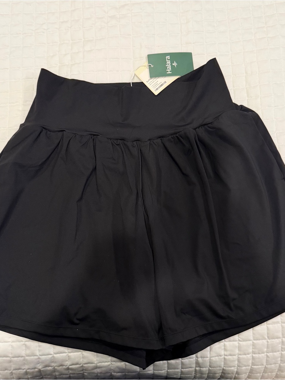 HALARA Softlyzero Black Athletic Skort 1X